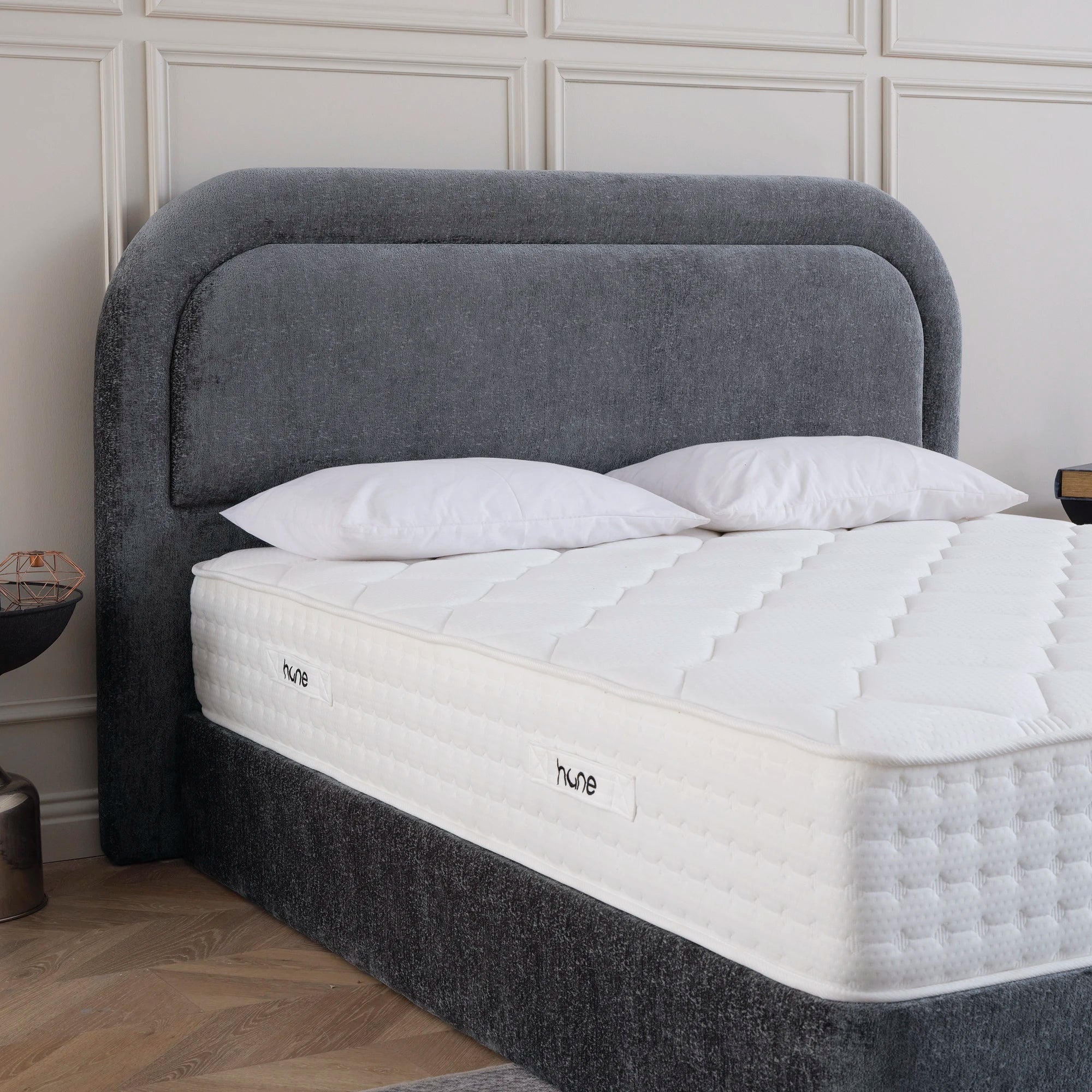 Designer Polsterbett mit Stauraum Noa