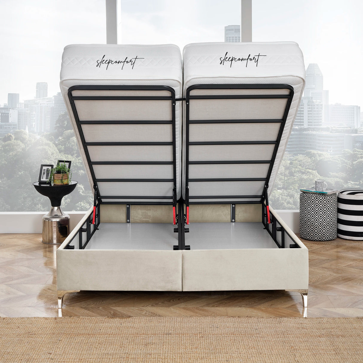 Bett mit Stauraum PARIS