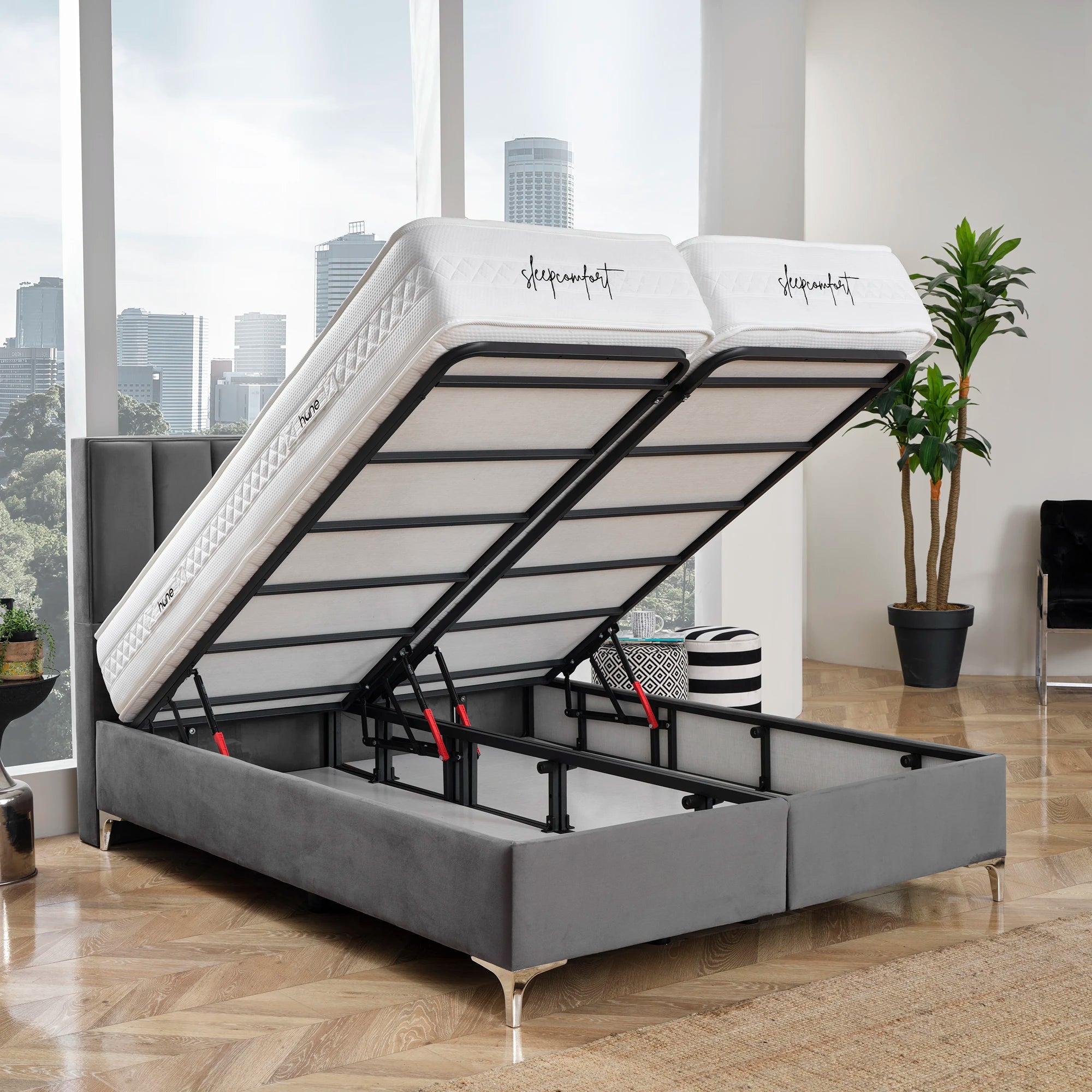 Posteľ s úložným priestorom PARÍŽ