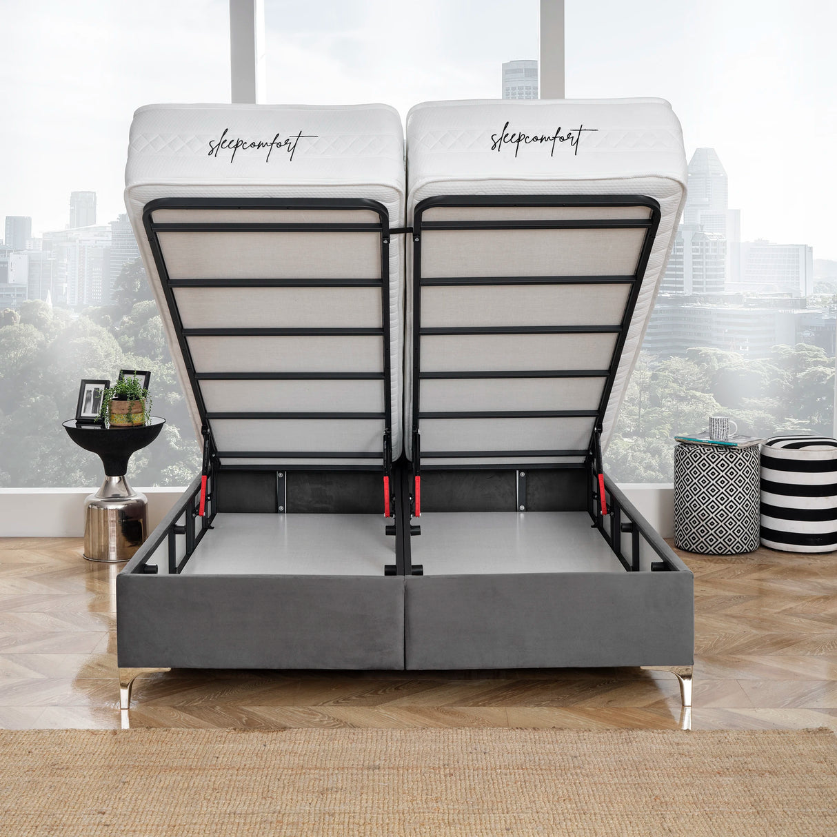 Bett mit Stauraum PARIS