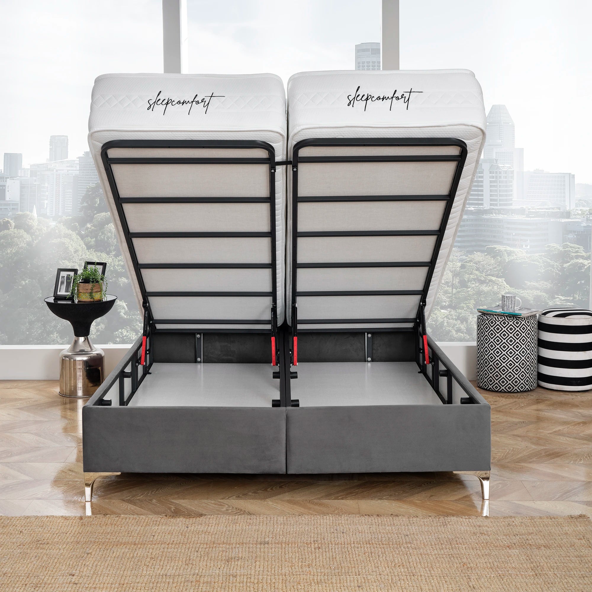 Posteľ s úložným priestorom PARÍŽ