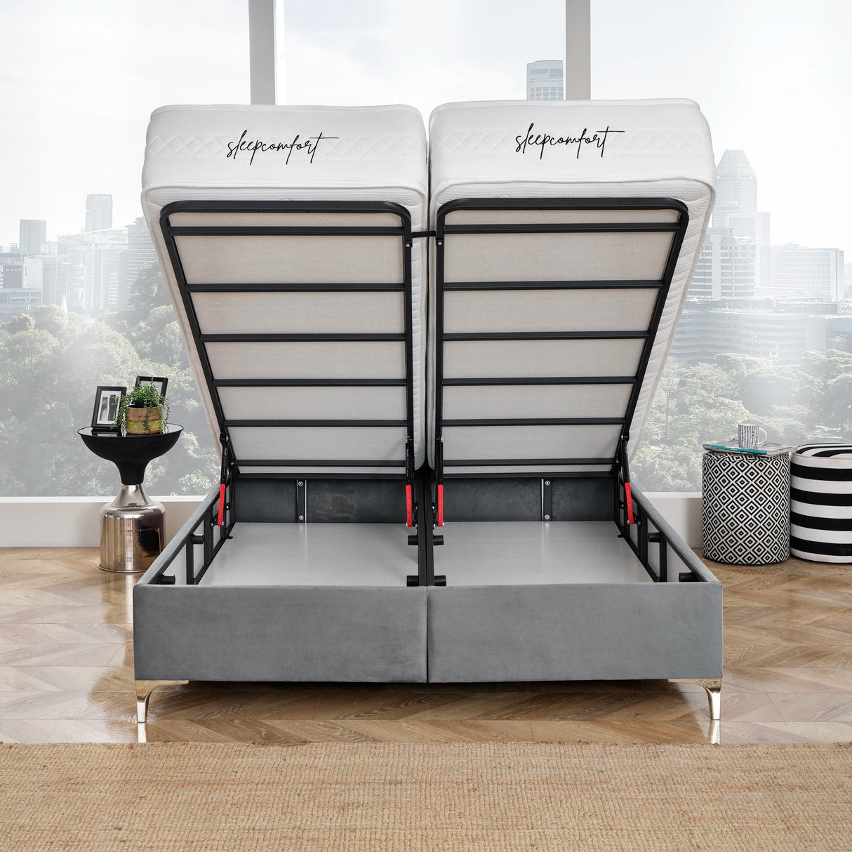 Bett mit Stauraum PARIS