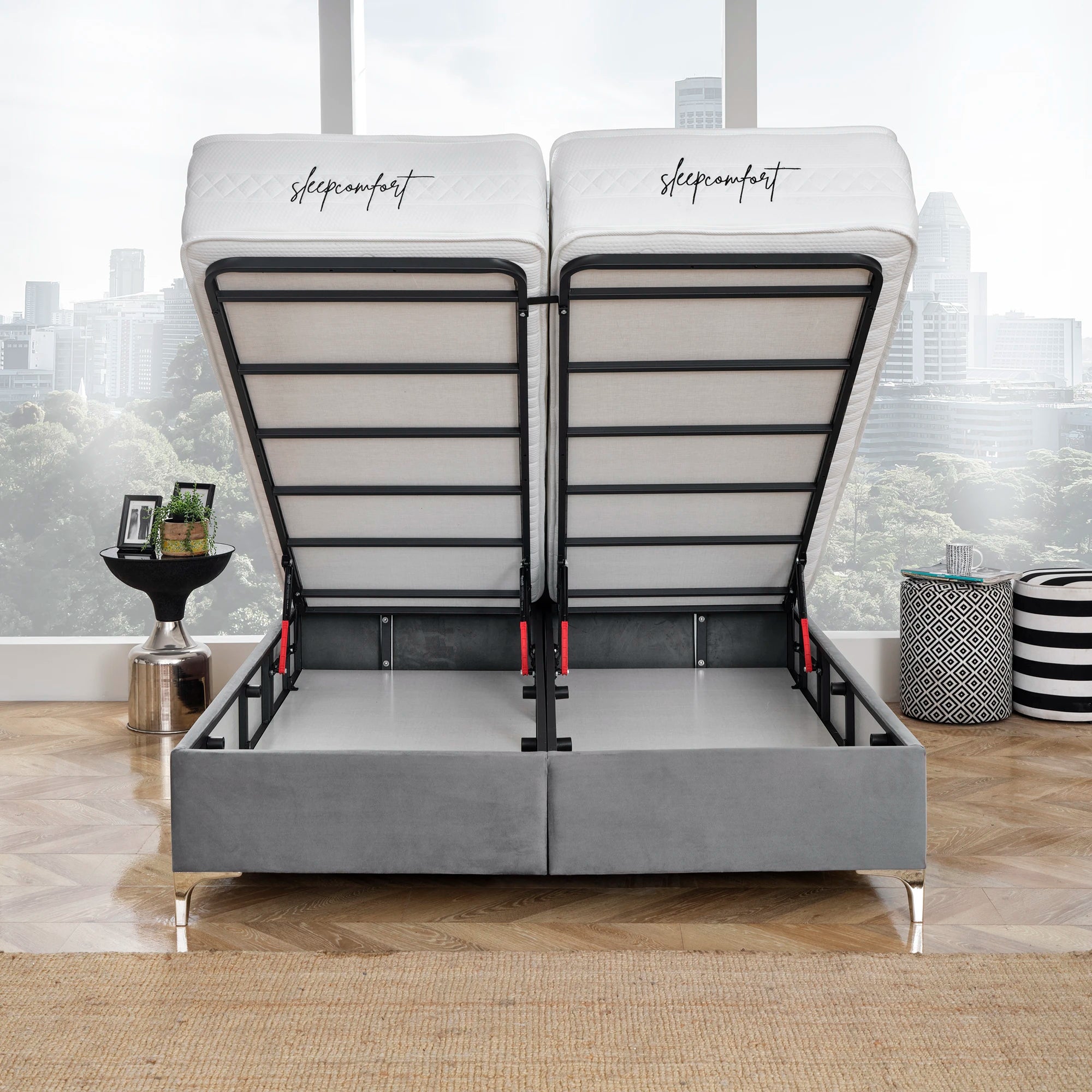 Posteľ s úložným priestorom PARÍŽ