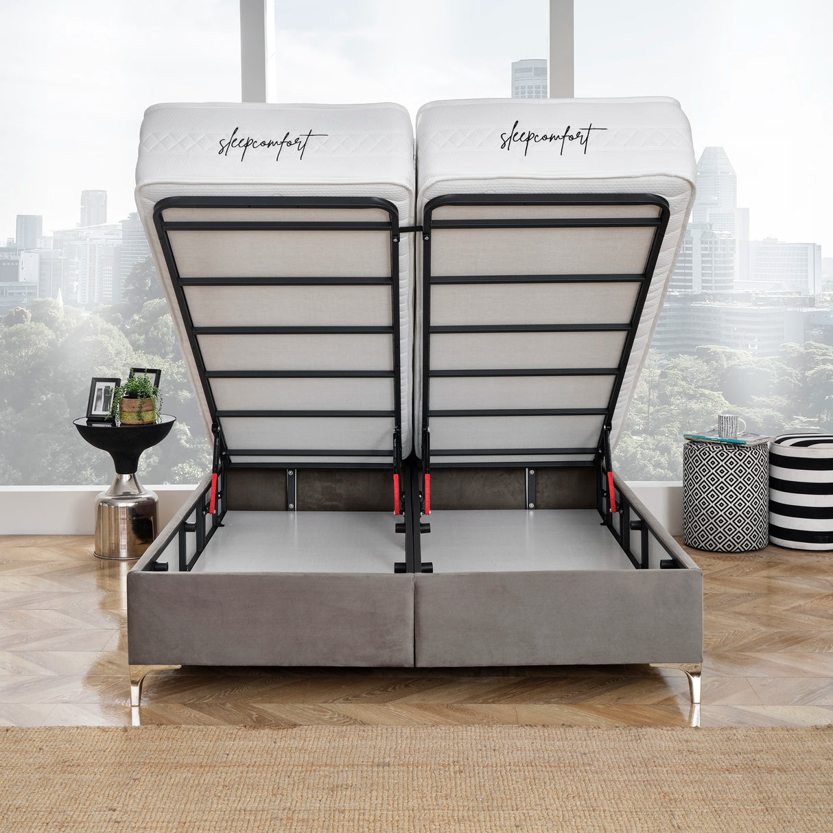 Bett mit Stauraum PARIS