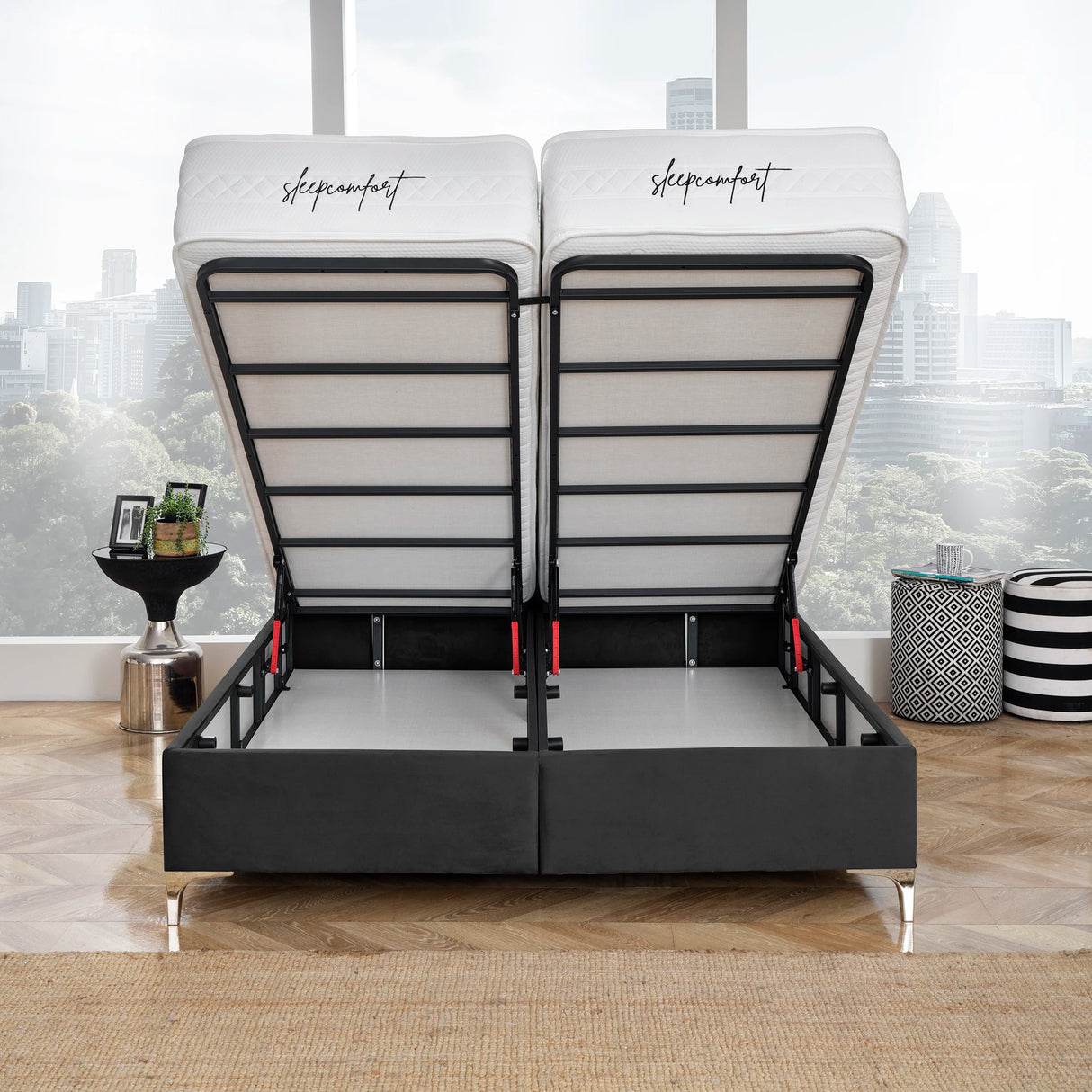 Bett mit Stauraum PARIS