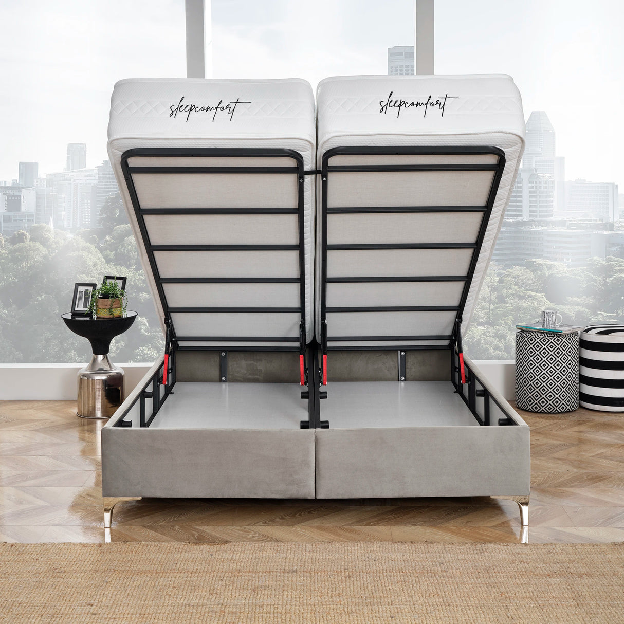 Bett mit Stauraum PARIS