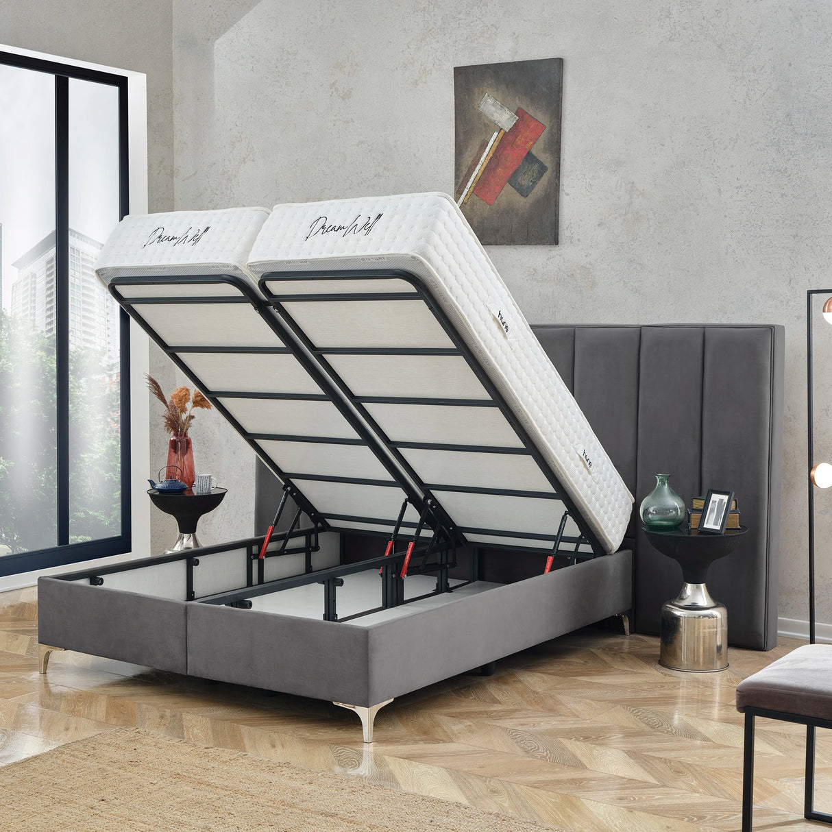 Bett mit Stauraum PASSION