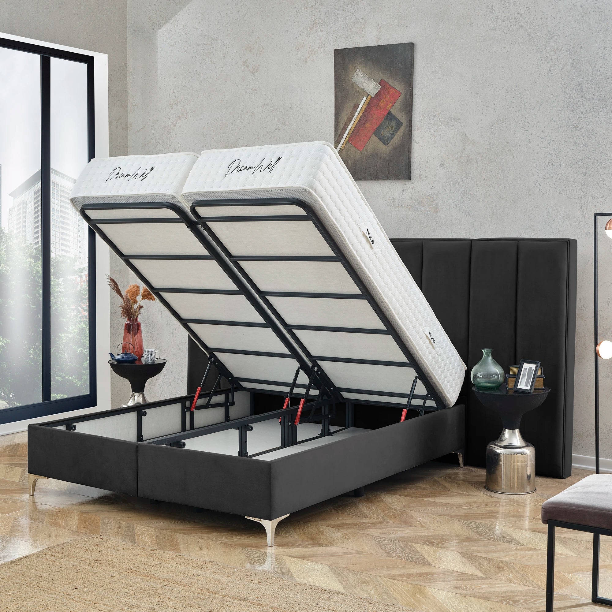 Bett mit Stauraum PASSION