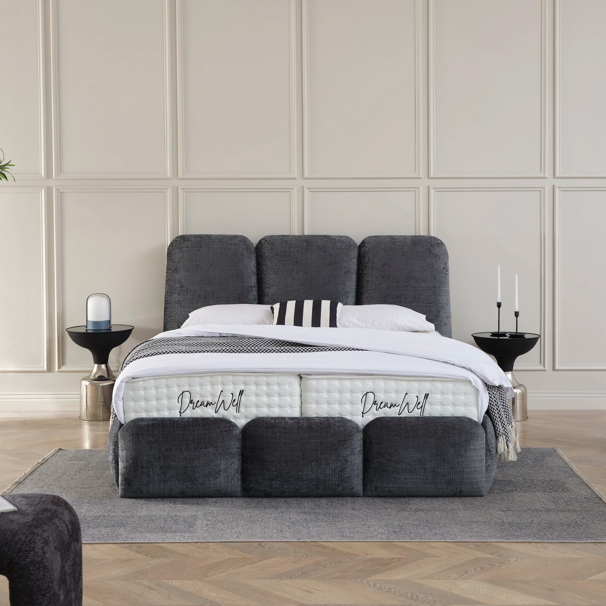 Designer Polsterbett mit Stauraum Veronica