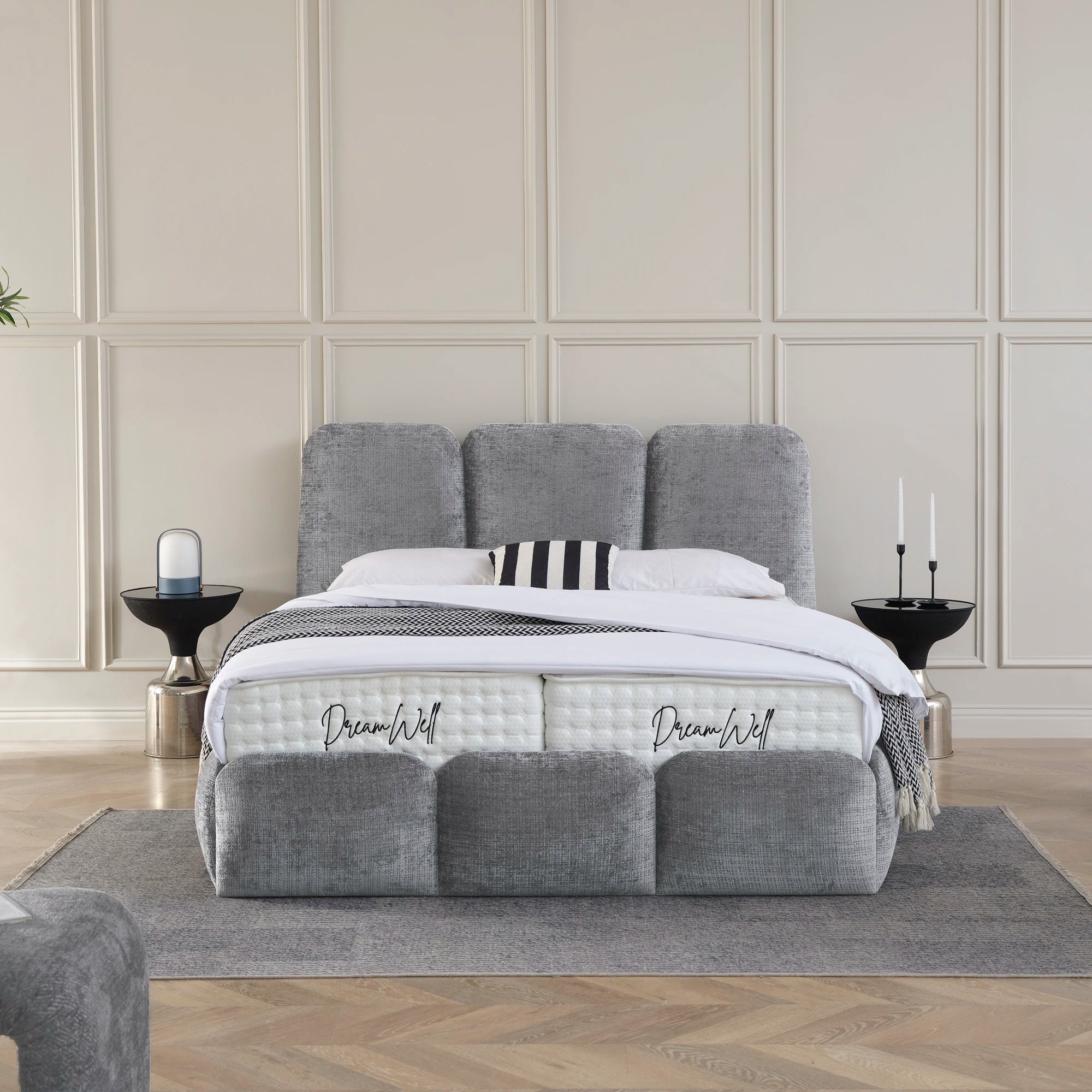 Designer Polsterbett mit Stauraum Veronica