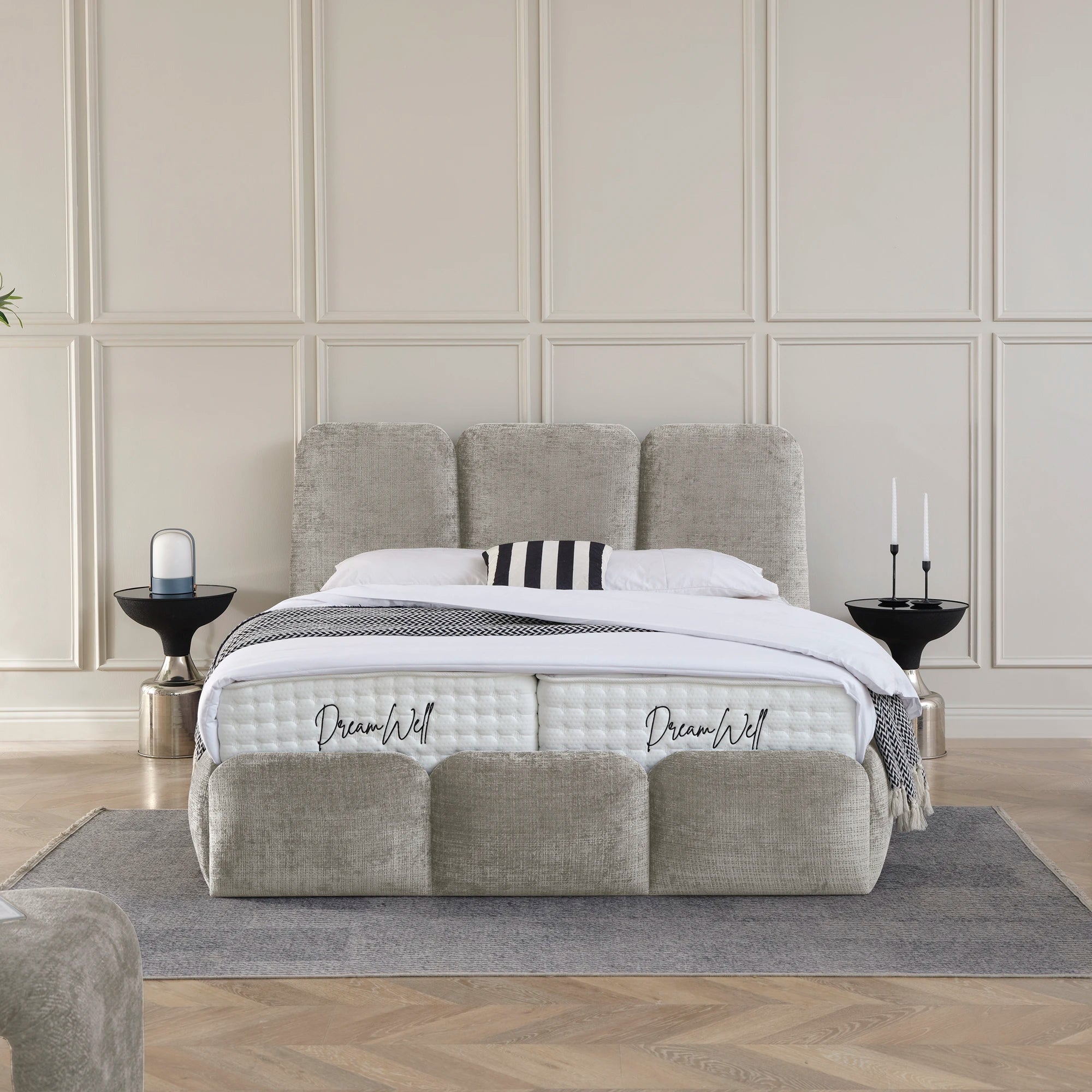 Designer Polsterbett mit Stauraum Veronica