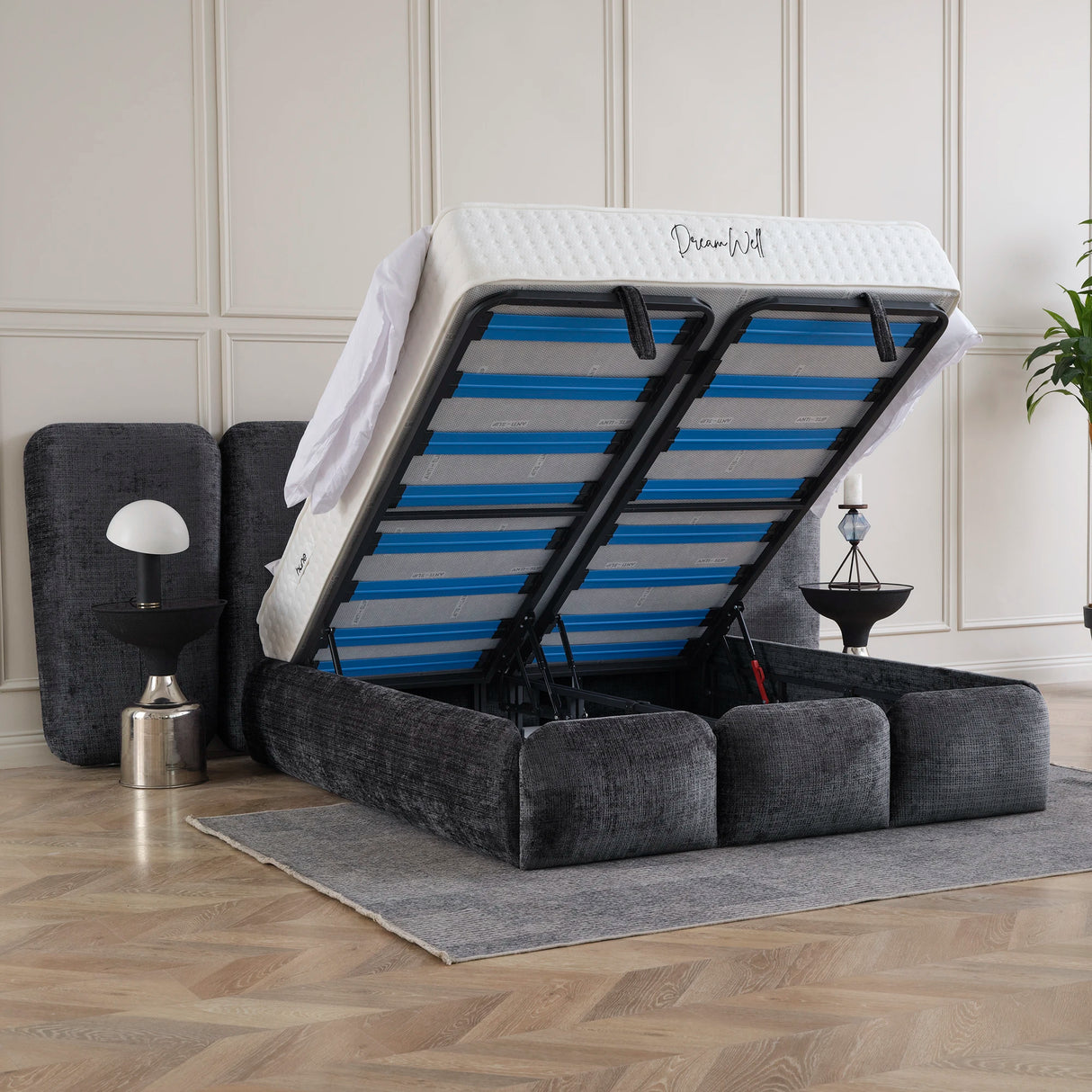 Bett mit Stauraum VERONICA XL