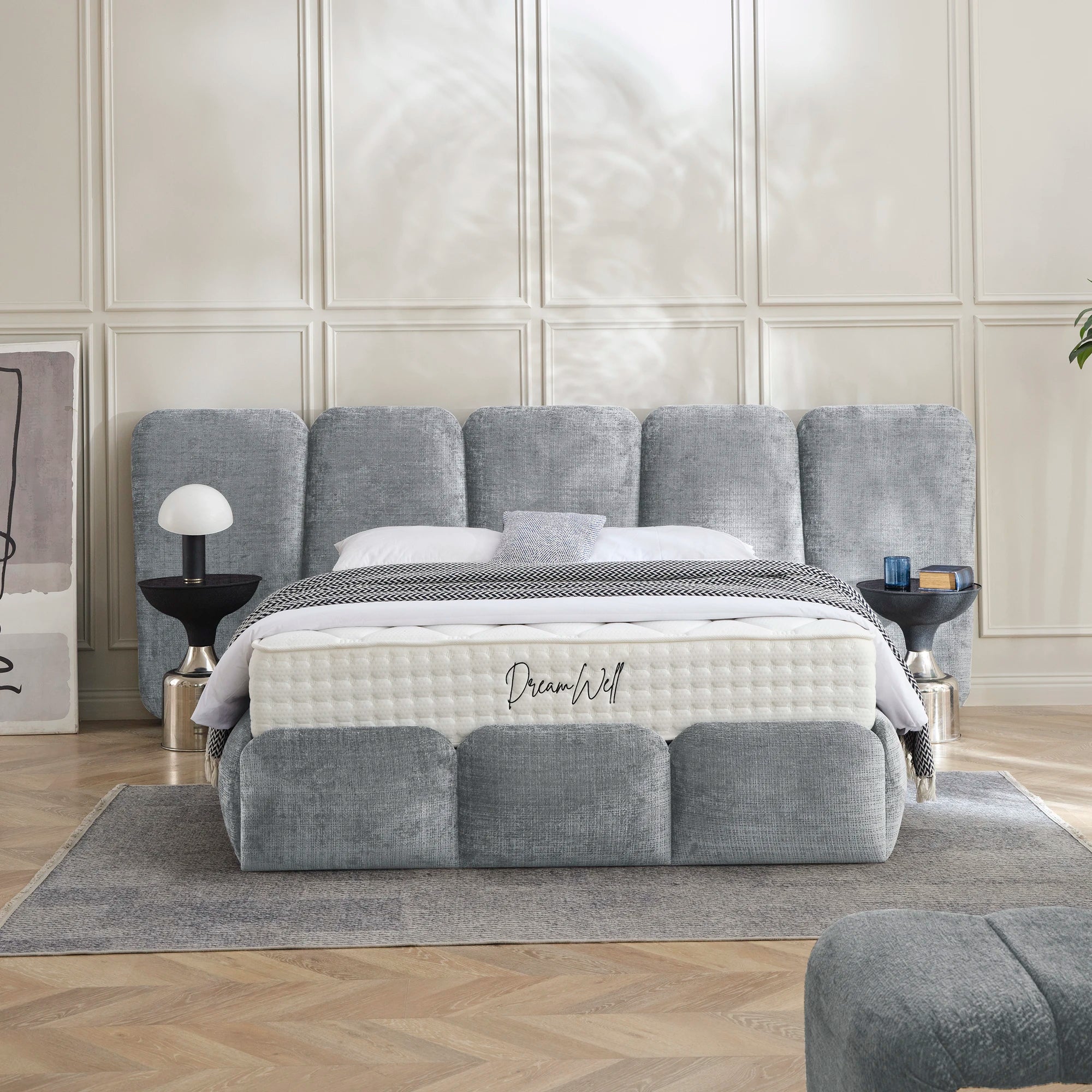 Designer Polsterbett mit Stauraum Veronica XL