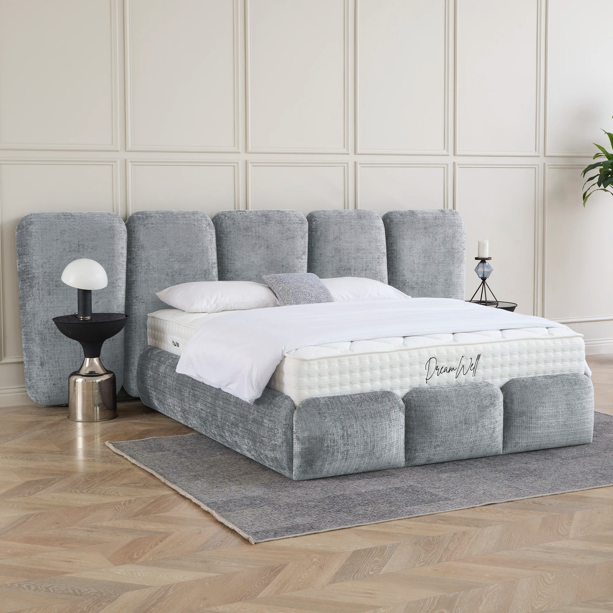 Designer Polsterbett mit Stauraum Veronica XL