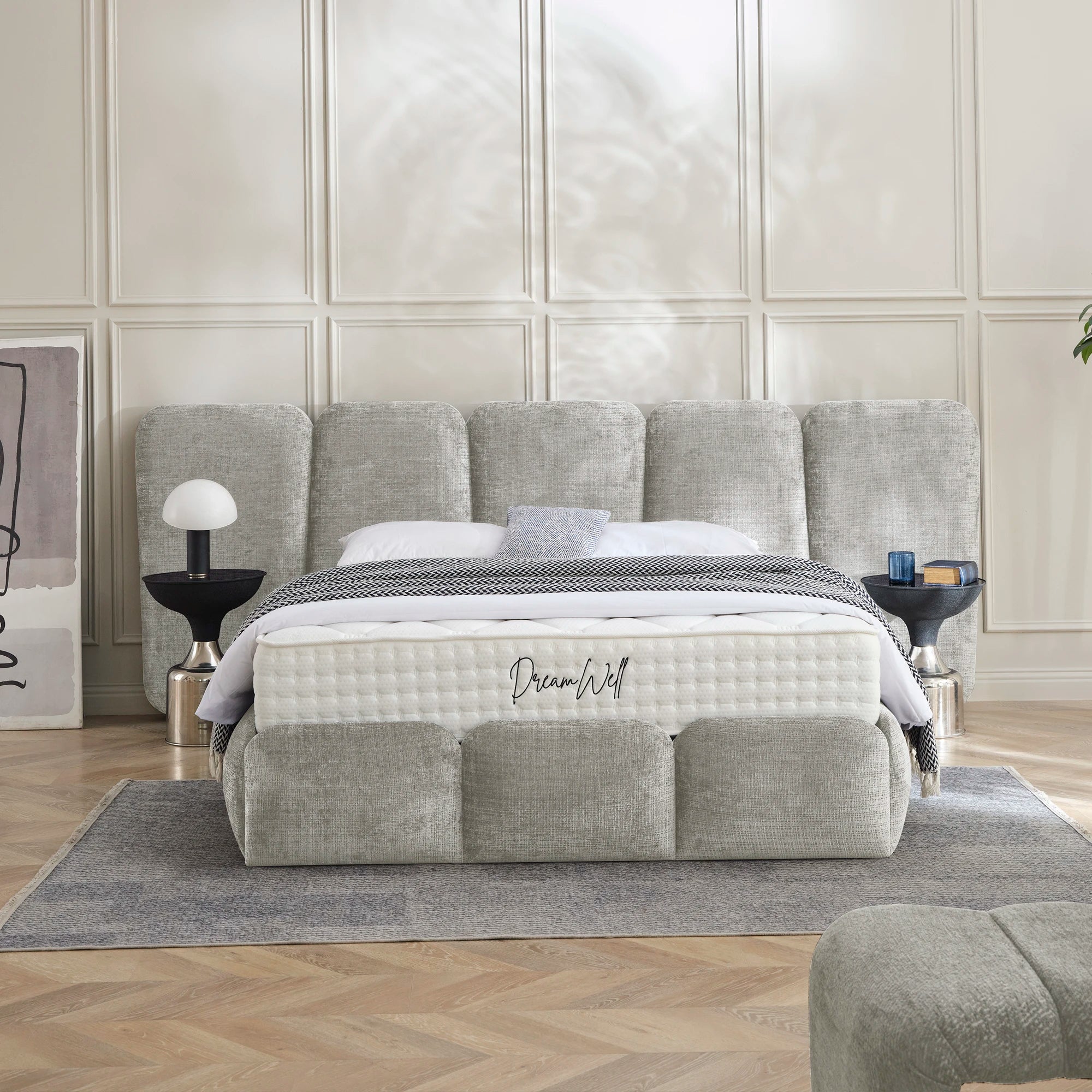 Designer Polsterbett mit Stauraum Veronica XL