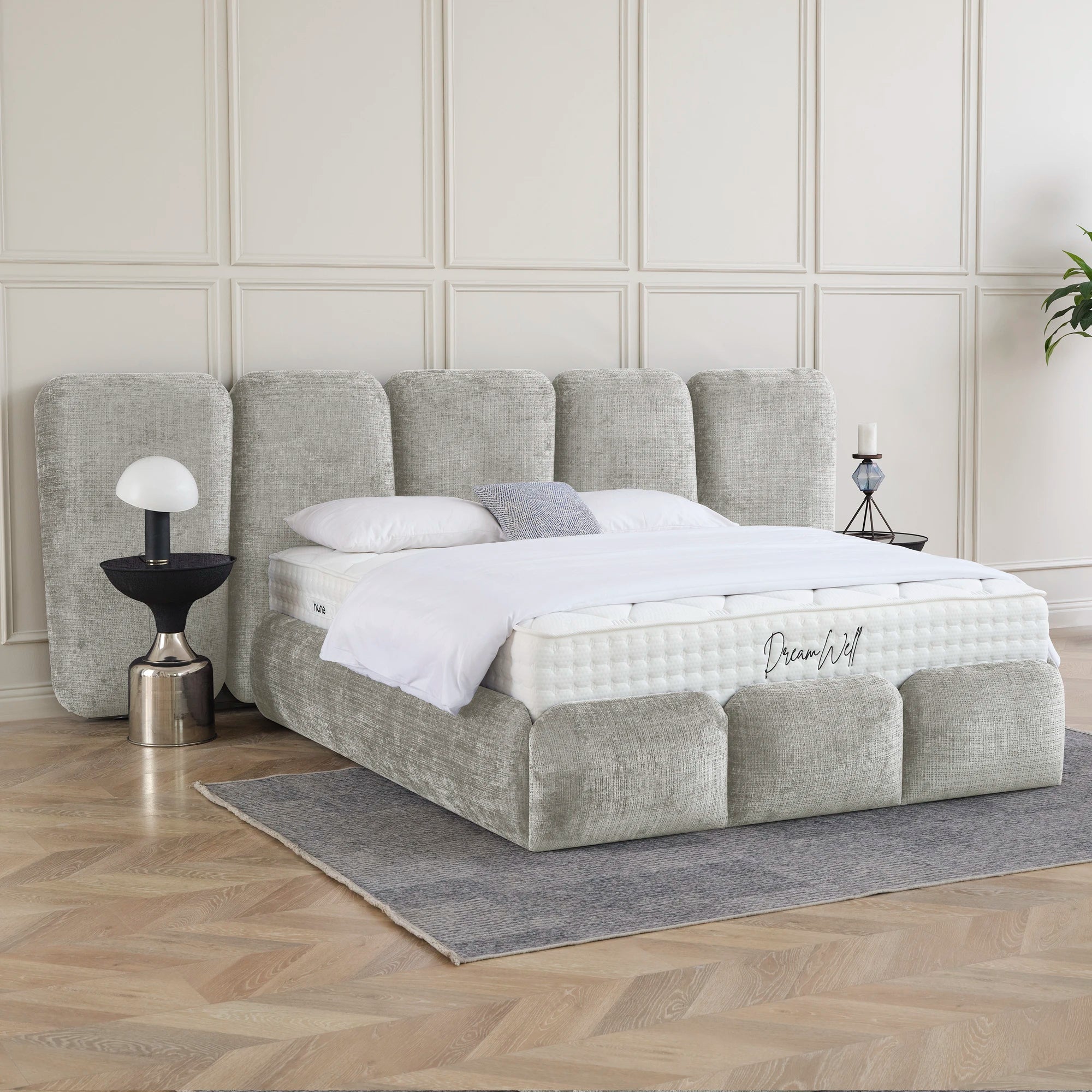 Designer Polsterbett mit Stauraum Veronica XL