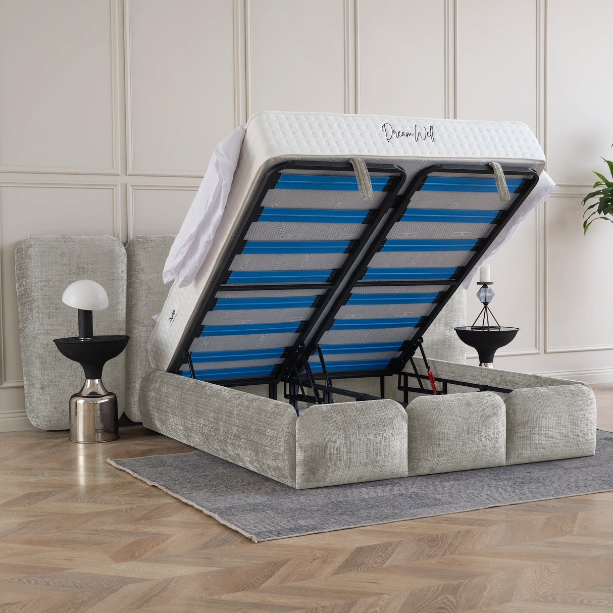 Bett mit Stauraum VERONICA XL