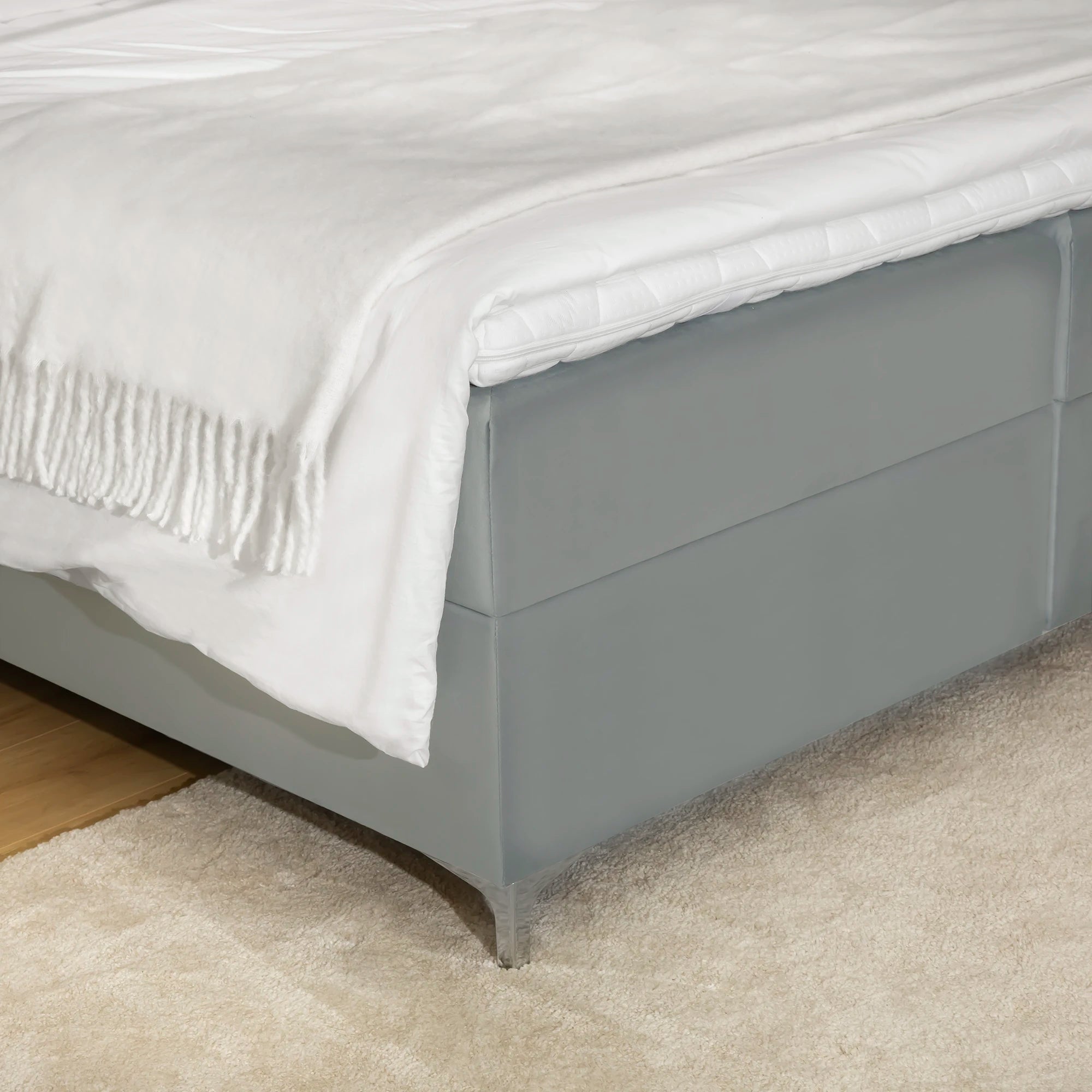 Boxsprinbett mit Stauraum MOZART