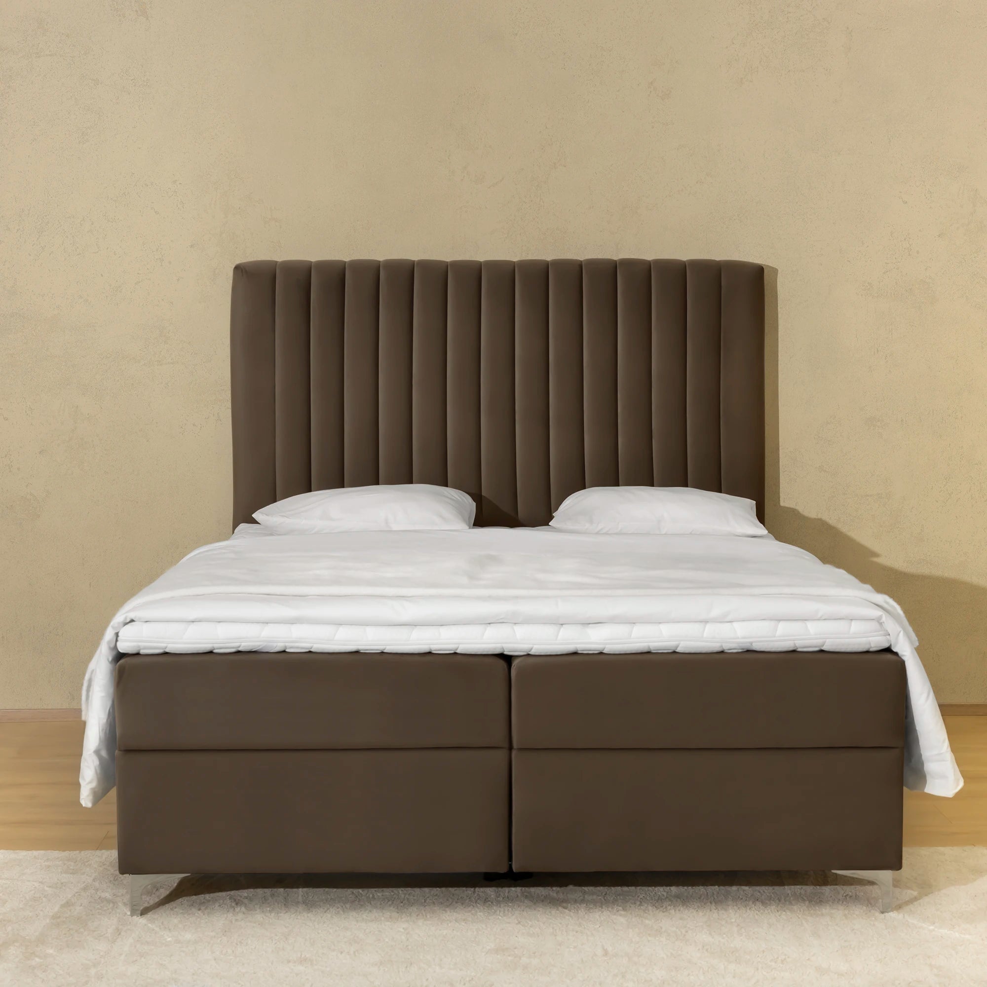 Boxsprinbett mit Stauraum MOZART