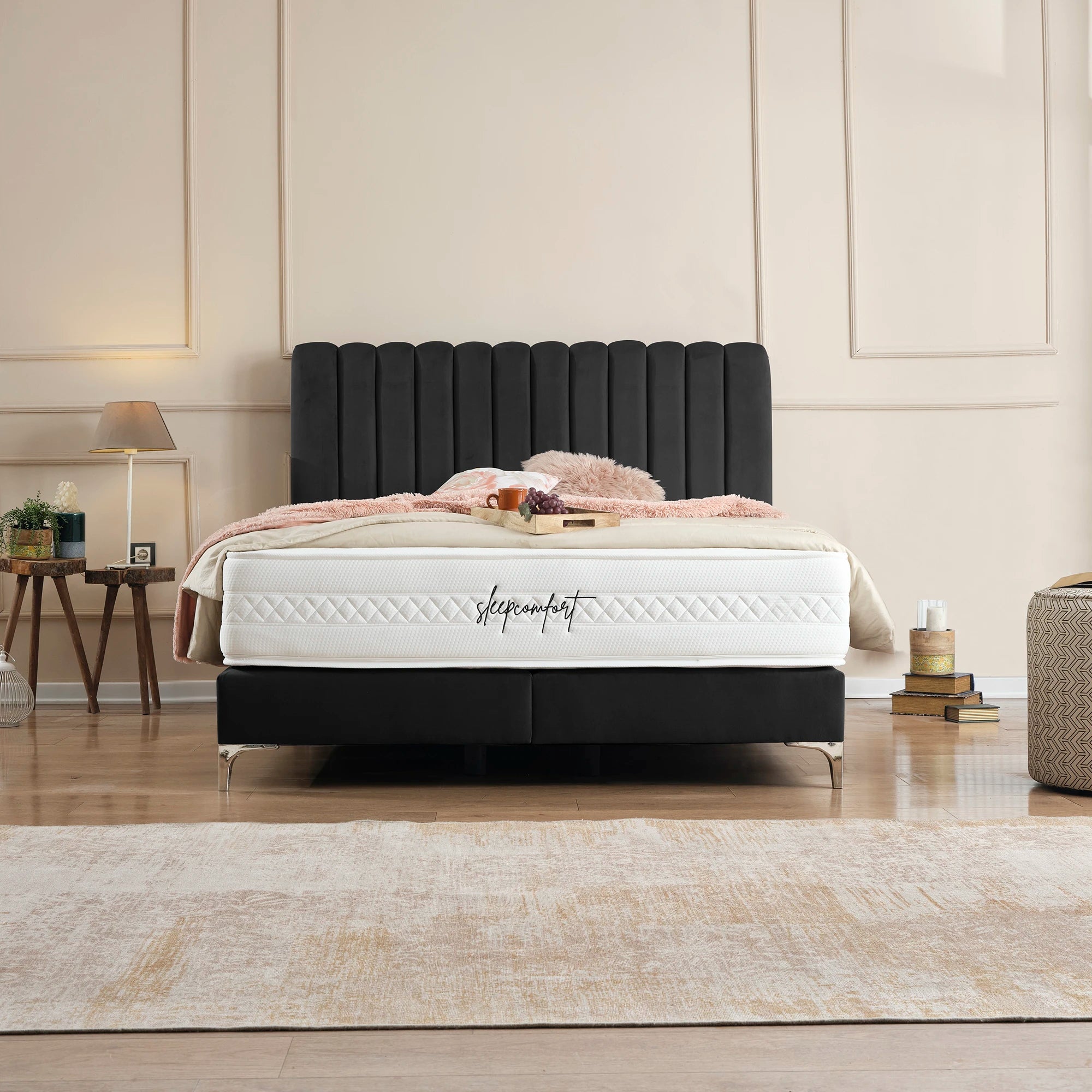 Posteľ s boxspringom DUBAJ