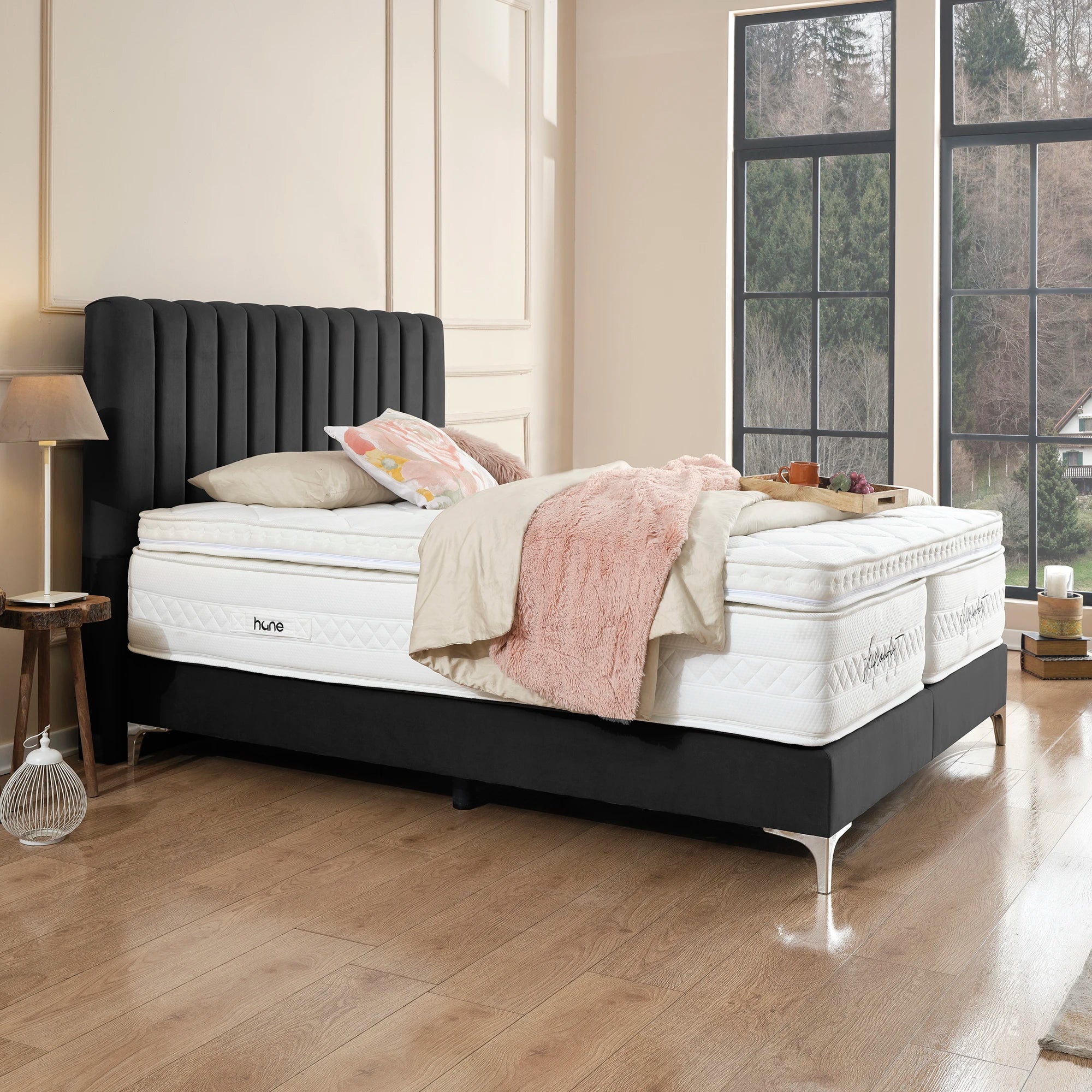 Posteľ s boxspringom DUBAJ