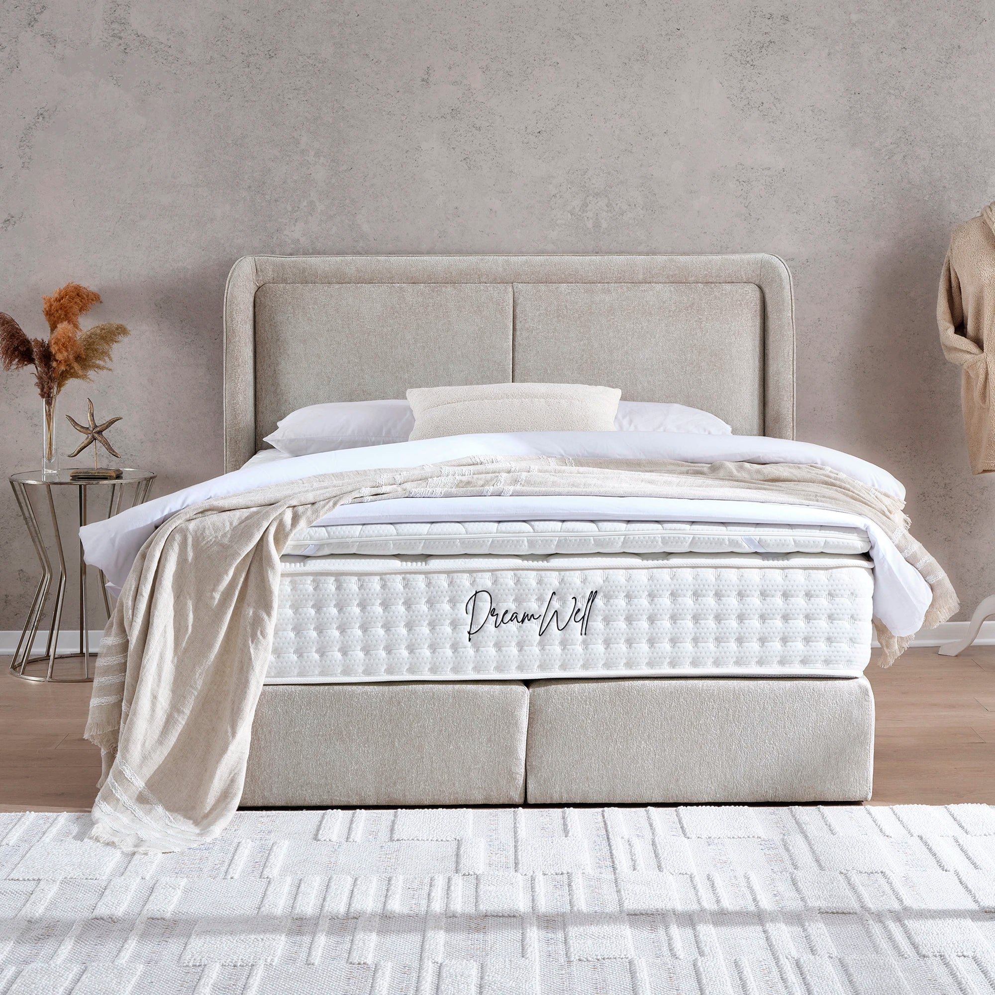 Posteľ s boxspringom LEONE