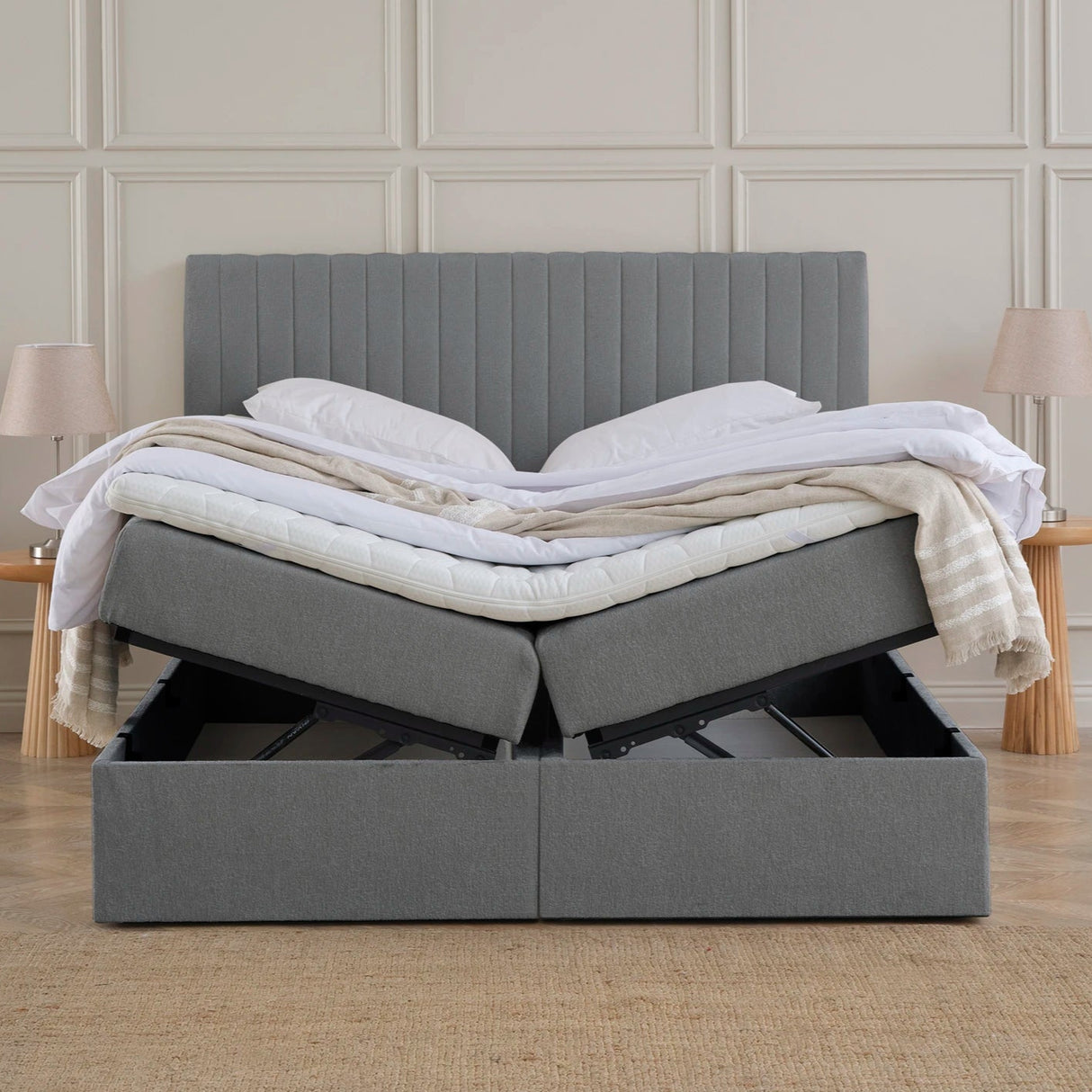 Boxspringbett mit Stauraum MIRA