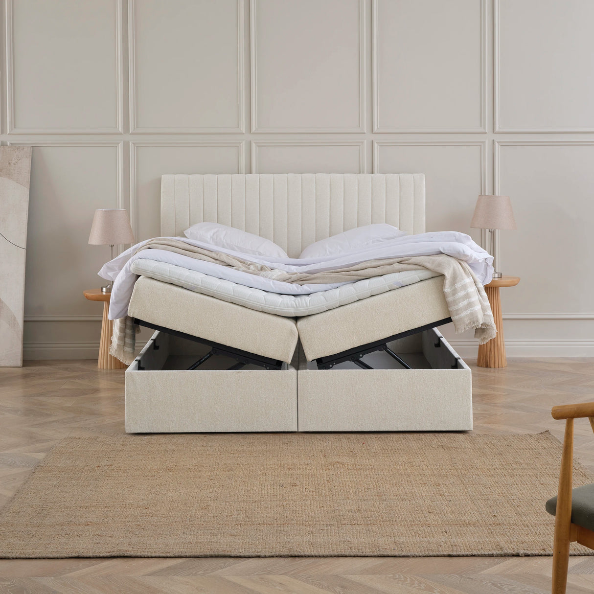 Boxspringbett mit Stauraum MIRA