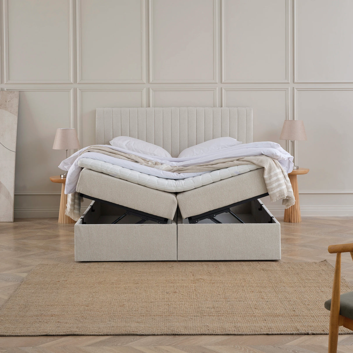 Boxspringbett mit Stauraum MIRA