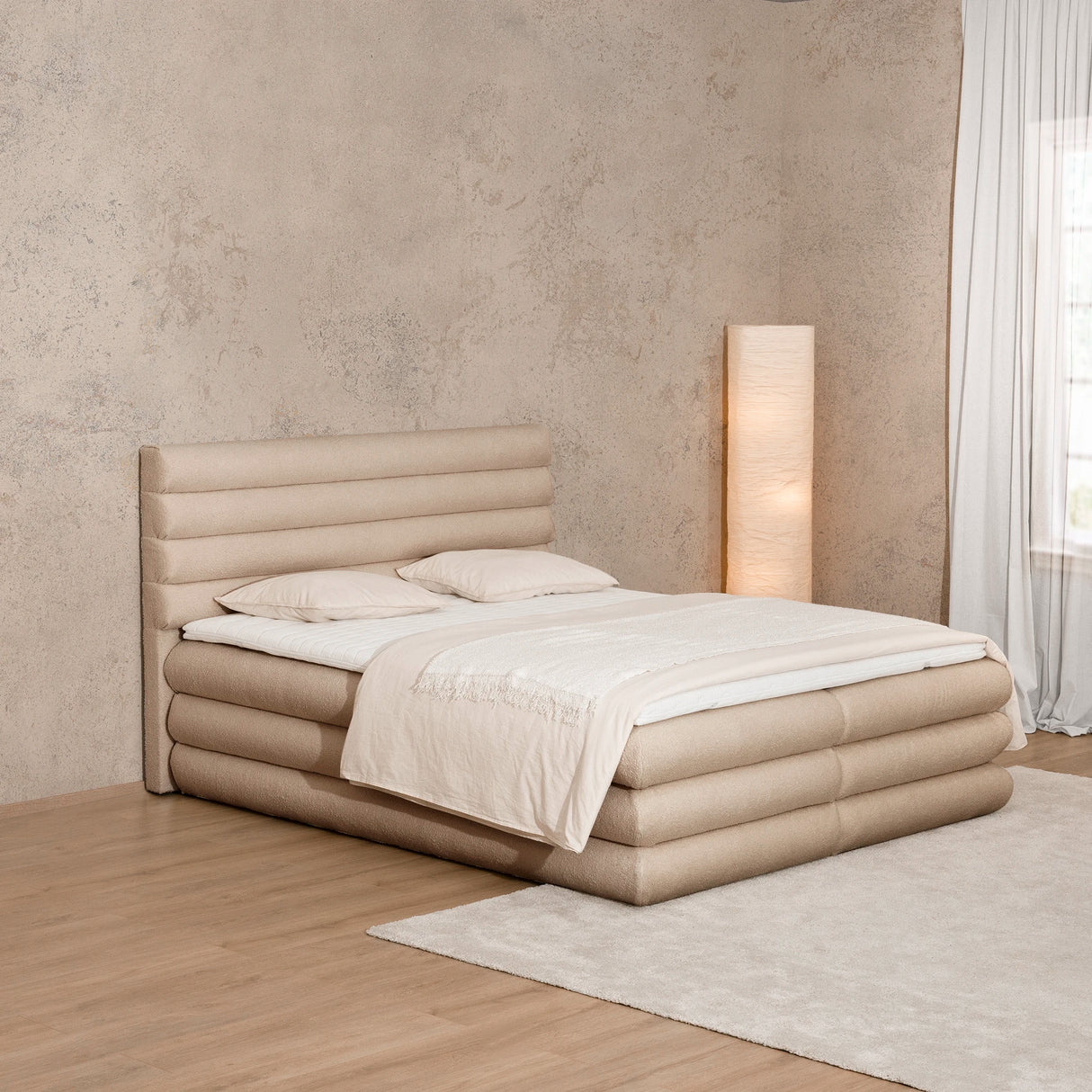 Boxspringbett mit Stauraum FLUFFY