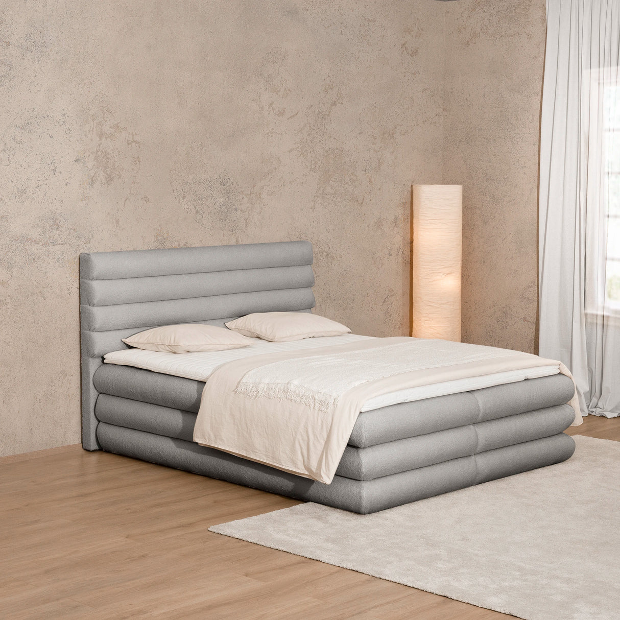 Boxspringbett mit Stauraum FLUFFY