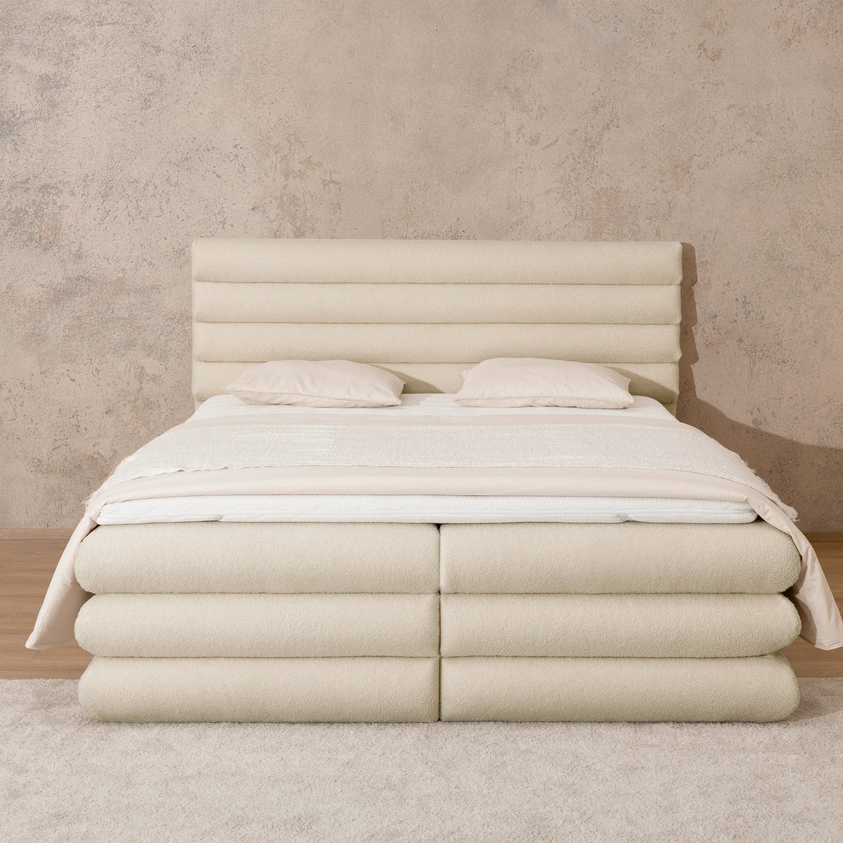 Boxspringbett mit Stauraum FLUFFY