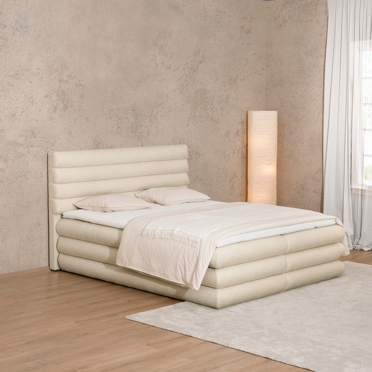 Boxspringbett mit Stauraum FLUFFY