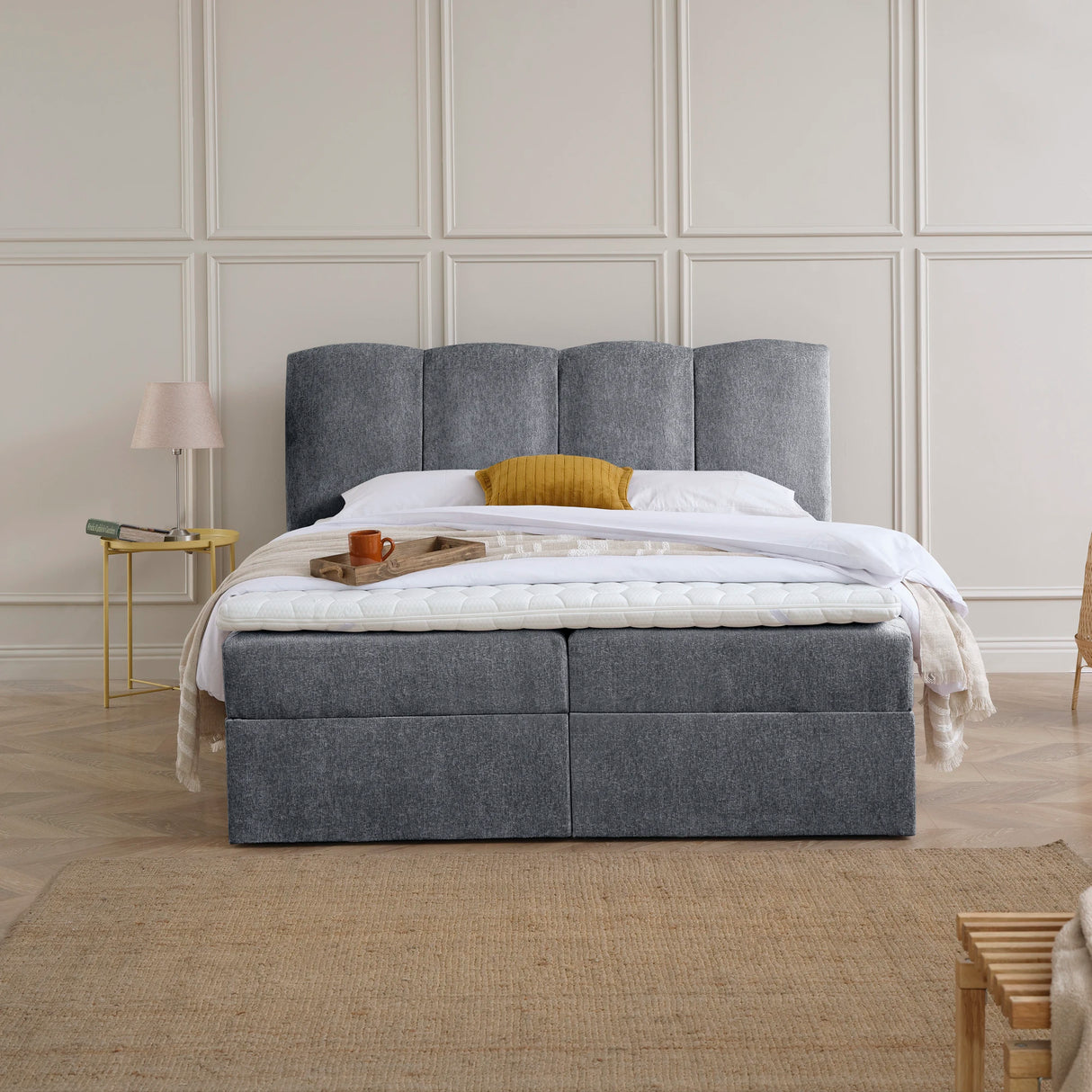 Boxspringbett mit Stauraum LILY