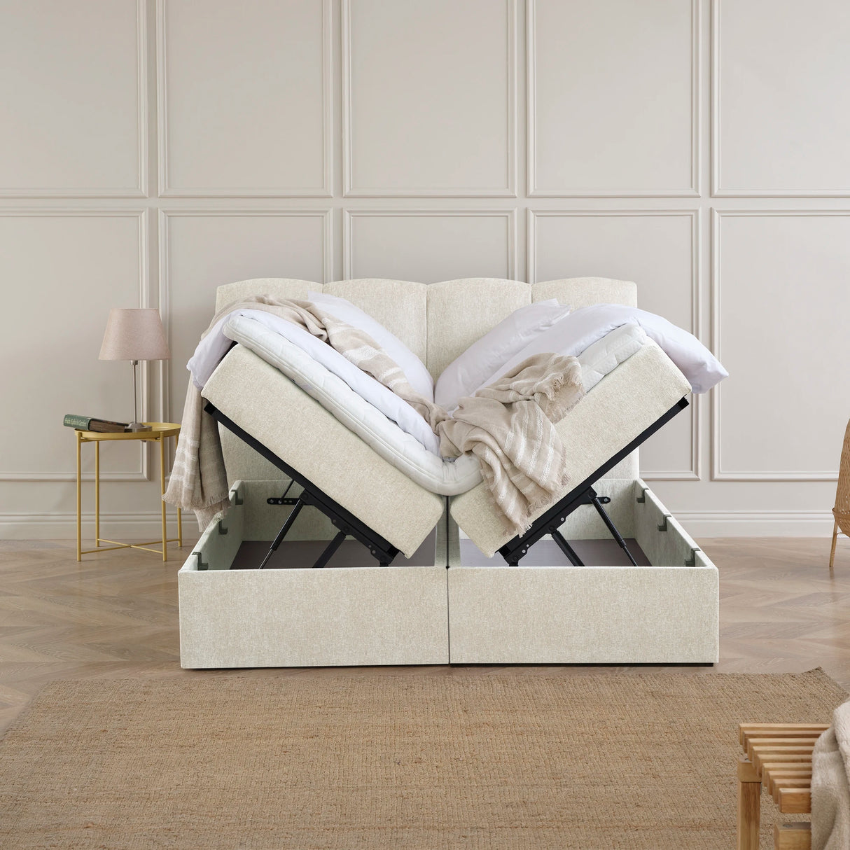 Boxspringbett mit Stauraum LILY