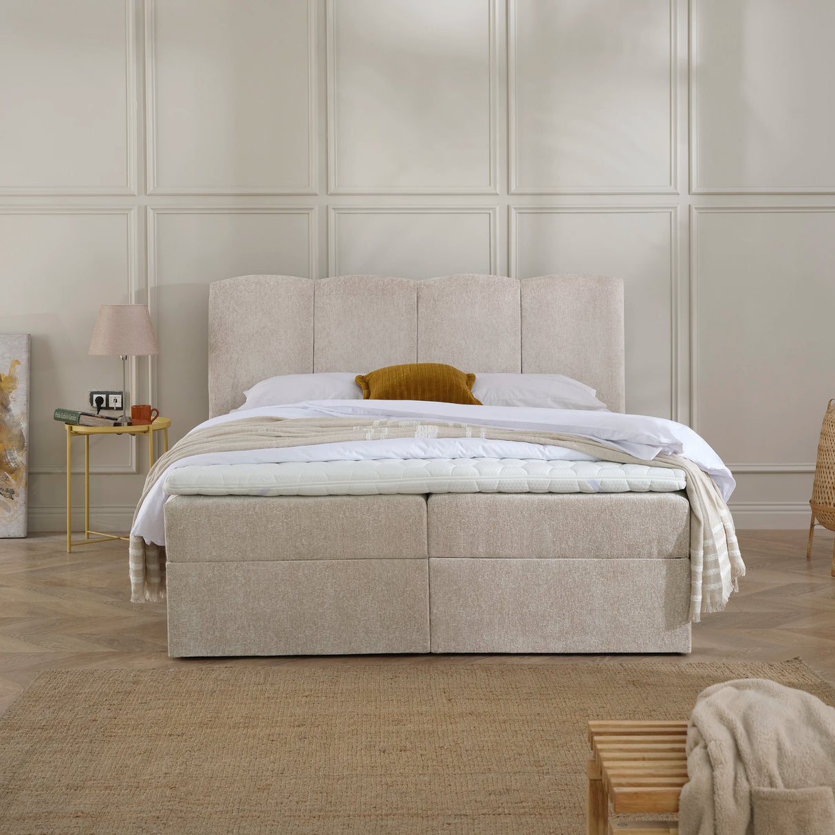 Boxspringbett mit Stauraum LILY