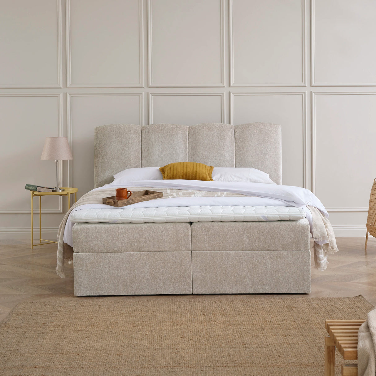 Boxspringbett mit Stauraum LILY