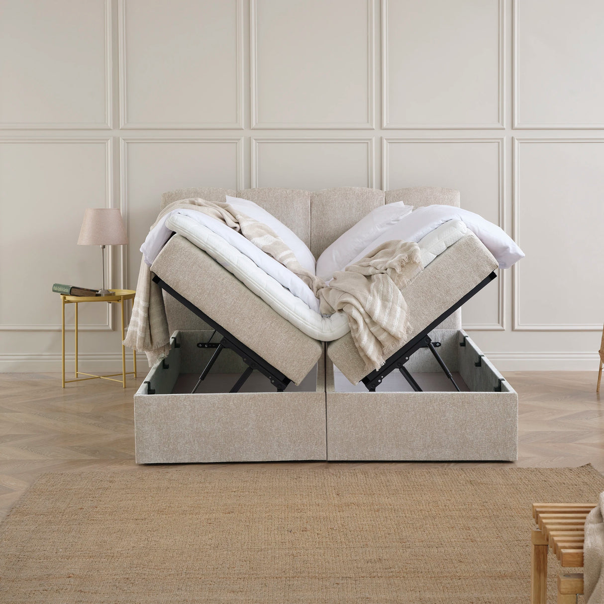 Boxspringbett mit Stauraum LILY