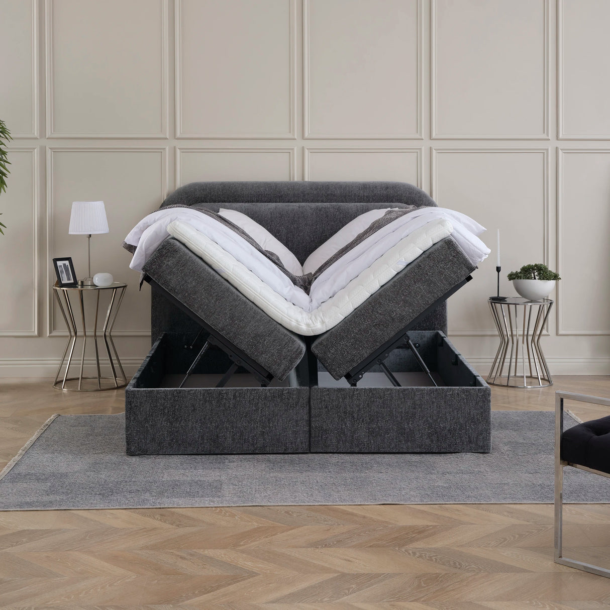 Boxspringbett mit Stauraum NOA