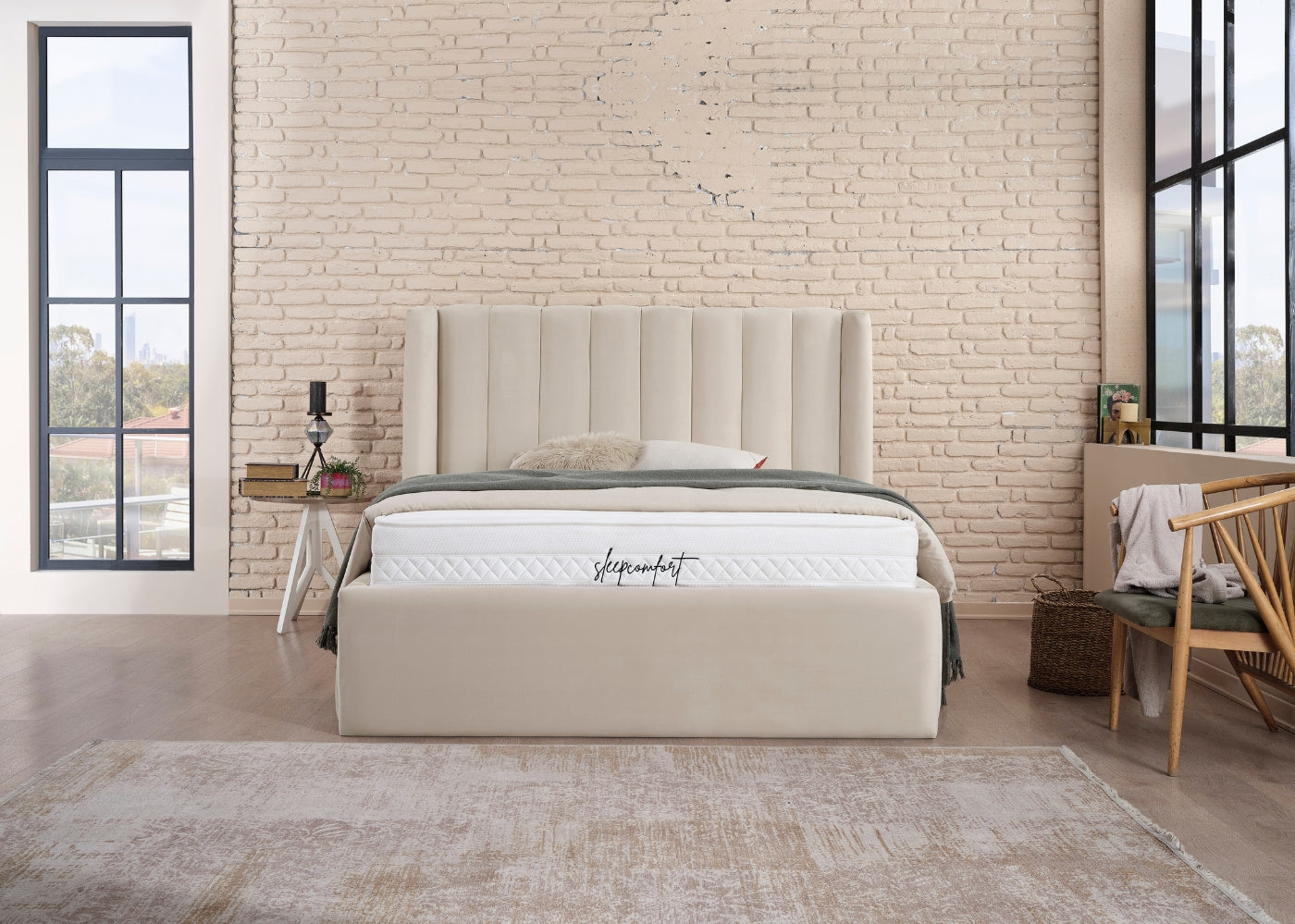 Posteľ s úložným priestorom XXL COMO