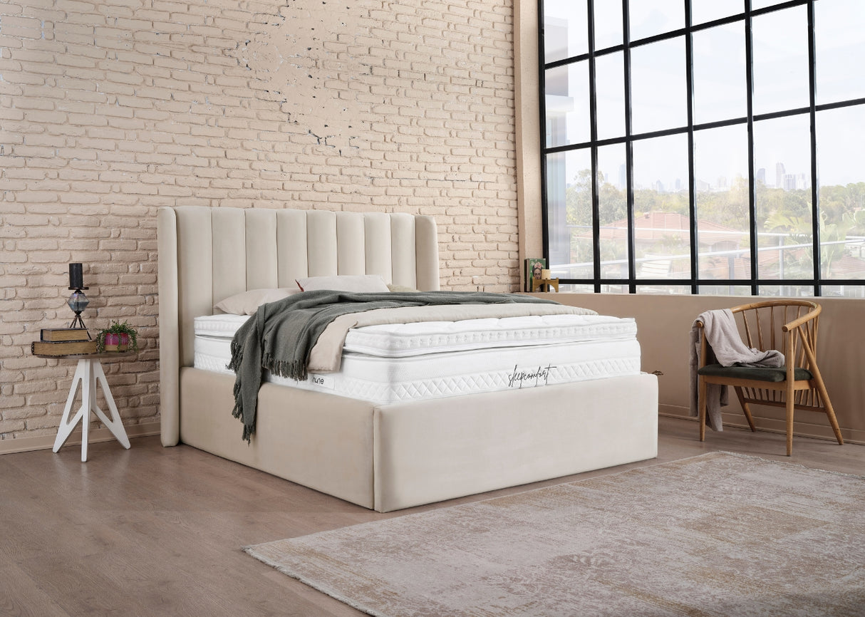 Bett mit XXL Stauraum COMO