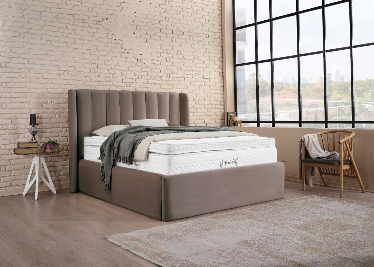 Bett mit XXL Stauraum COMO