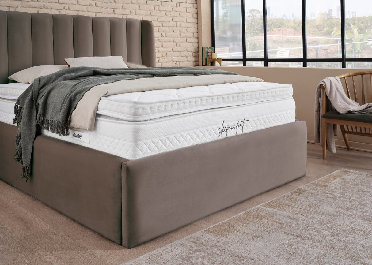 Bett mit XXL Stauraum COMO