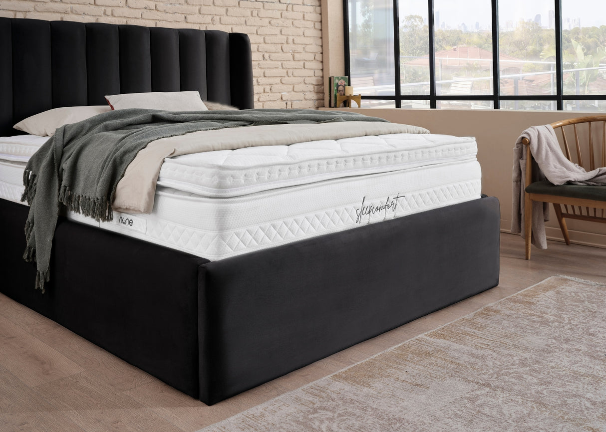 Bett mit XXL Stauraum COMO