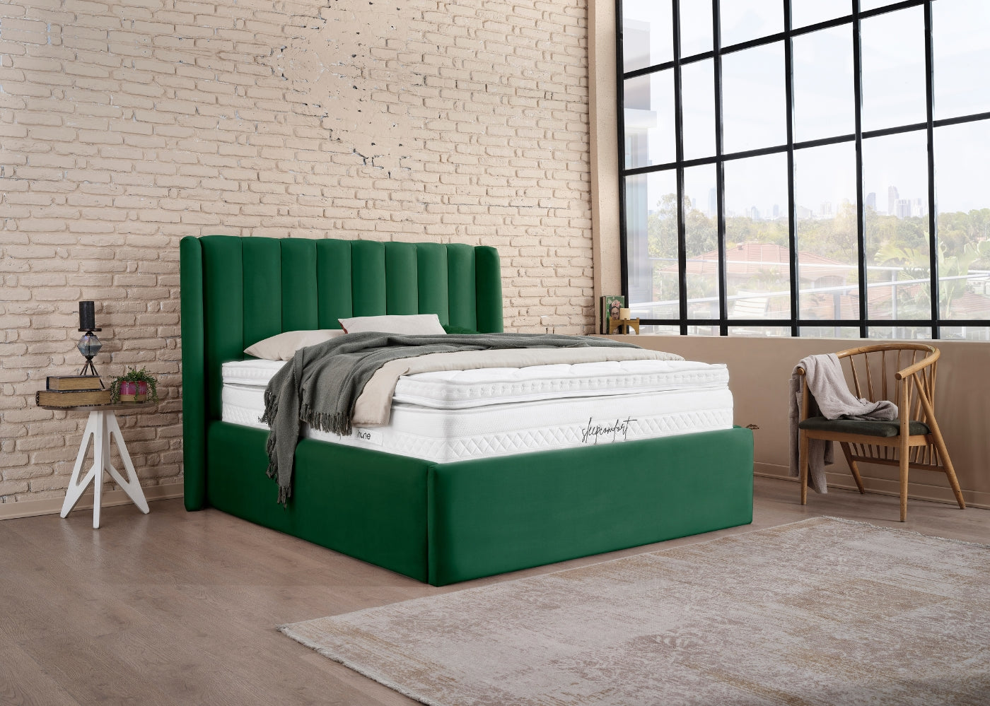 Posteľ s úložným priestorom XXL COMO