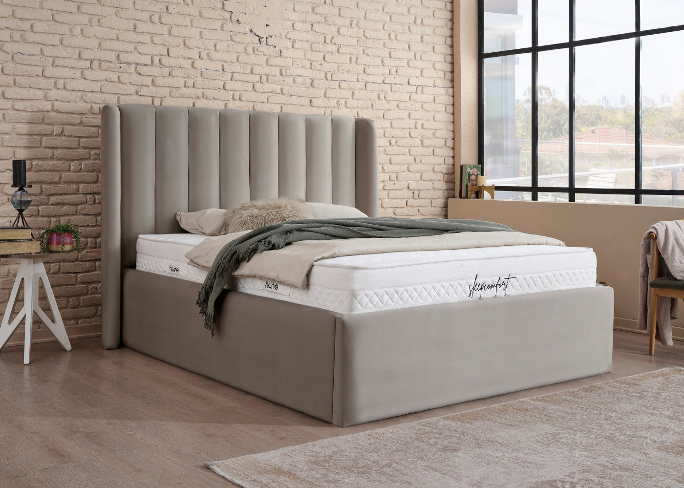 Posteľ s úložným priestorom XXL COMO