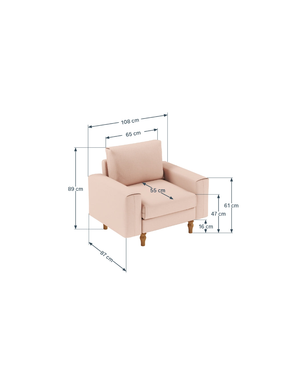 Modulares Sofa Jay 1-Sitzer