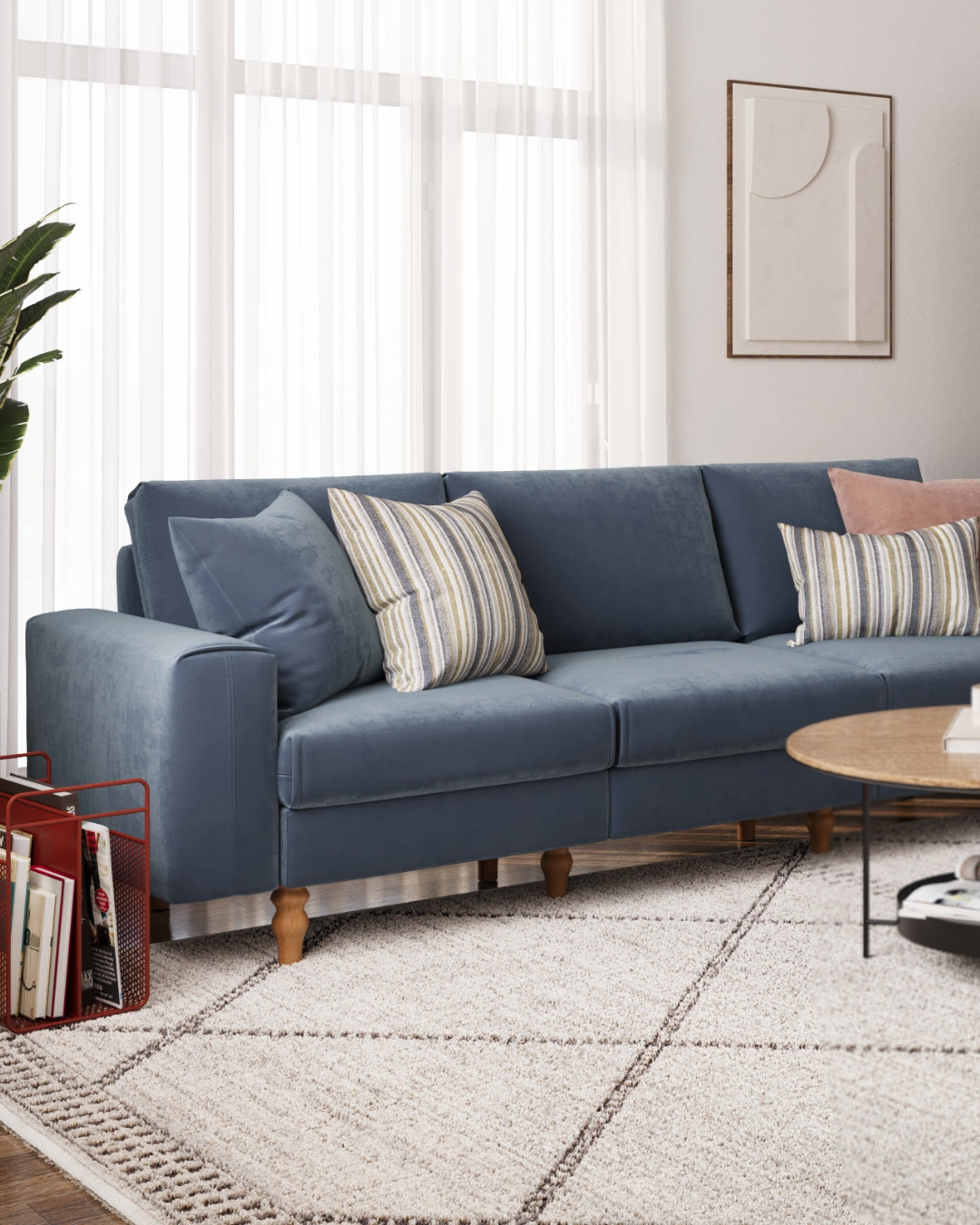 Modulares Sofa Jay 2-Sitzer mit Schlaffunktion