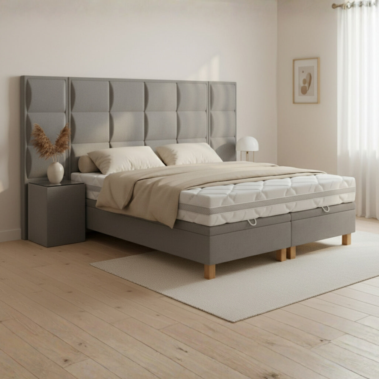 Komplettes Bett MAJESTIC (inkl. Cloudy Matratze)