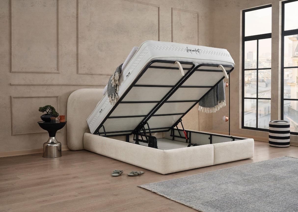 Bett mit Stauraum OVER